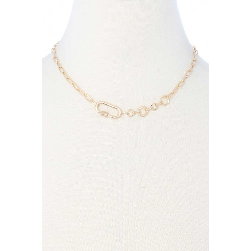Alloy Linked Necklace - CC-53898