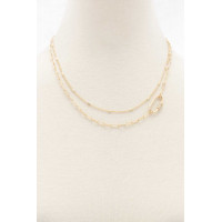 Oval Link Layered Necklace