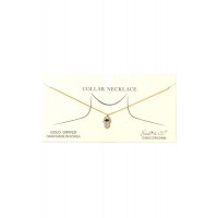 Hamsa Hand Charm Collar Necklace