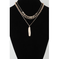 Multi Abstract Bar Chain Necklace