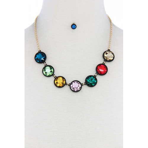Round Shape Necklace - Designer Style - CC-50987