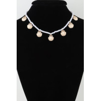 Clamshell Charm Pearl Necklace