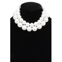 Faux Pearl Multi Necklace