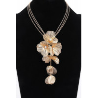 Metal Flower Necklace