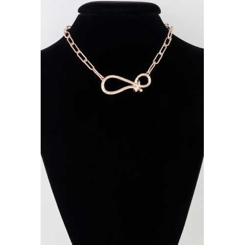 Knotted Up Linked Necklace - CC-WH2001066