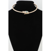 Bejeweled Snake Wrap Choker Necklace