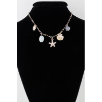 Multi Sea Charm Chain Necklace