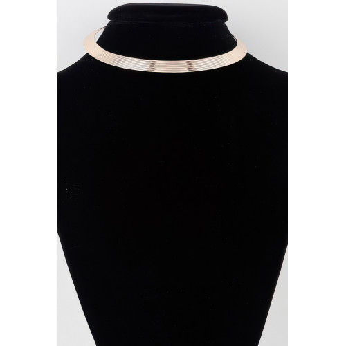 Shiny Contemporary Choker Necklace - CC-WH2001326