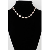 Bejeweled Clover Charm Necklace