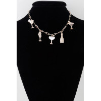 Party Drinks Charm Necklace