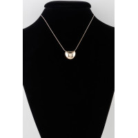 Grooved Pendant Necklace