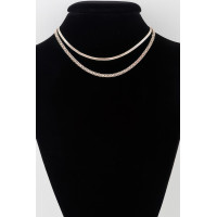 Double Snake Chain Necklace
