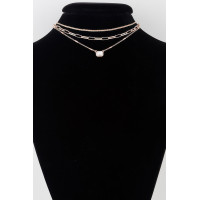 Triple Jeweled Choker Necklace