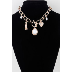Multi Luxury Charms Linked Necklace