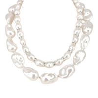 2 layered pearl necklace - Everyday Glam