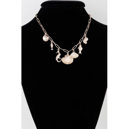 The Wonderful Sea Charm Necklace - Designer Style - CC-WH2000736