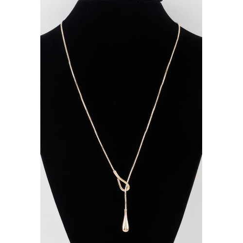 Ultra Teardrop Toggle Necklace - Designer Style - CC-WH2001238