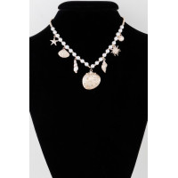 Pearled Under The Sea Charm Necklace