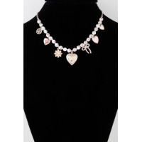 Vintage Heart Charms Necklace