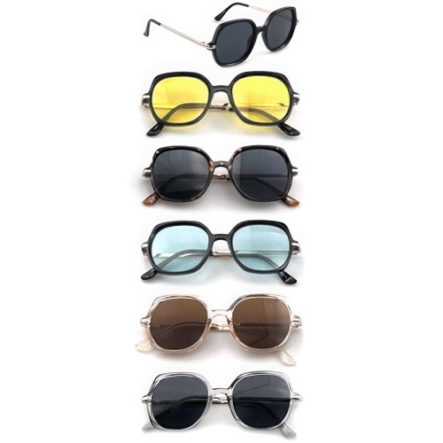 Rounded sunglasses - Designer Style - CC-58936