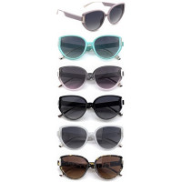 Round cat eye sunglasses - Everyday Glam