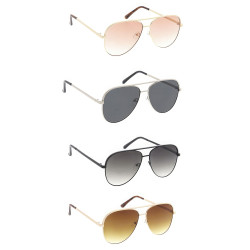 Style Unisex Alloy Large Aviator