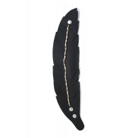 Pu Leather Fray Metal Bead Wrap Bracelet