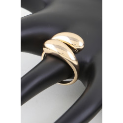 Shiny Teardrop Wrap Ring