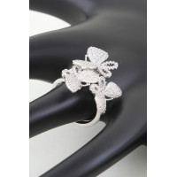 Bejeweled Butterfly Wrap Ring
