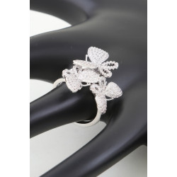 Bejeweled Butterfly Wrap Ring