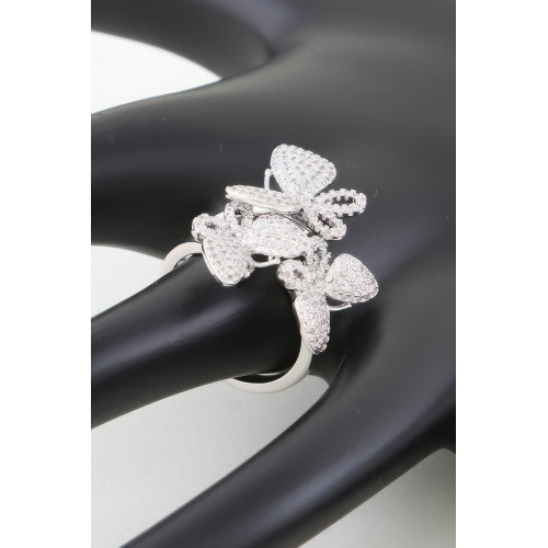 Bejeweled Butterfly Wrap Ring - CC-WH2002056