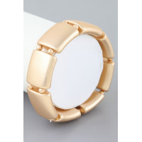 Polished Cubic Cuff Bracelet