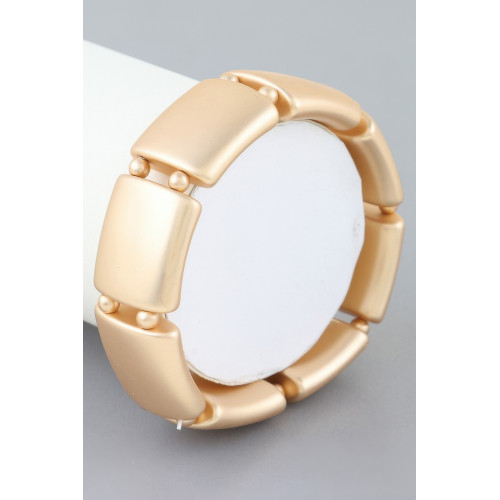 Polished Cubic Cuff Bracelet - CC-WH2002063