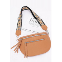 Faux Leather Crossbody Bag Belt
