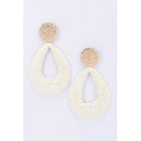 Metal And Paper Earring
