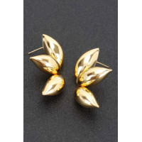 Metal Gold Dip Earring