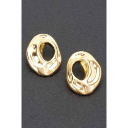 Metal Gold Dip Earring