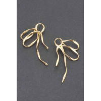 Metal Gold Dip Earring