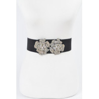 Ab Stone Flower Elastic Belt
