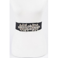 Ab Stone Flower Elastic Belt