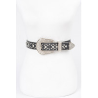 Studded Rhinestone Belt