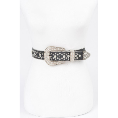 Studded Rhinestone Belt - CC-WH2002133