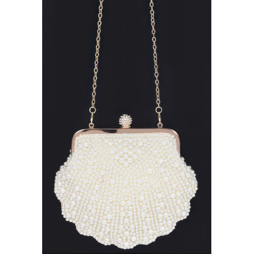 Faux Pearl Party Clutch - CC-WH2002147