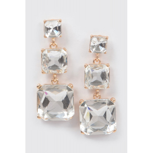 Rhinestone Dangle Earring - CC-WH2002158