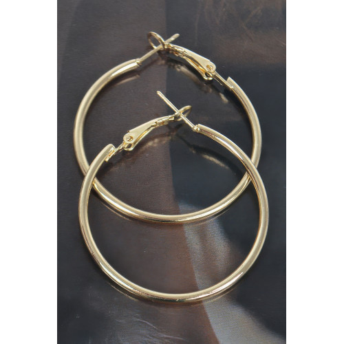 Metal 40mm Hoop Earring - CC-WH2002160