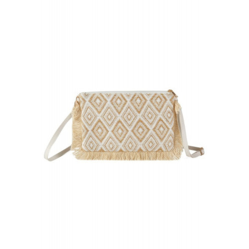 Diamond Checker Tassel Edge Crossbody Bag - CC-WH2002196