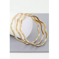 Triple Layer Wave Bracelet