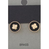 Inside Out Clover Stud Earrings