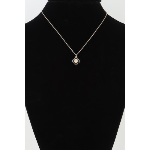 Inside Out Clover Chain Necklace - CC-WH2002213