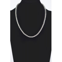 Rhinestone Chain Layered Necklace Chain